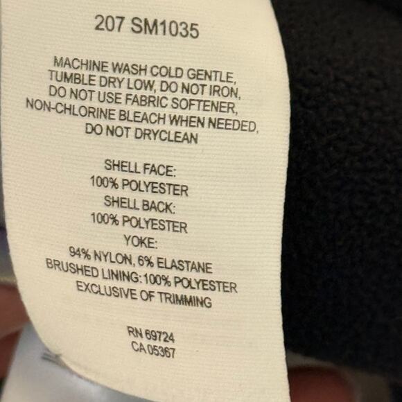 Columbia Mens M Titanium Interchange Full Zip Fleece Vest Black - Picture 8 of 8